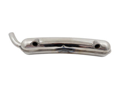 Silenziatore posteriore di scarico DANNEGGIATO. Con omologazione TÜV/CEE. Porsche 911 1974-83 (2 ingressi / 1 uscita) - 1620608400, 92.211S, 92.211, 92.211OE, 91111102501, 1620607900 - 92.211S, 1620608400