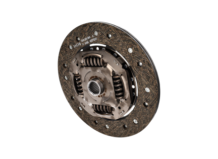 Placa de fricción del centro del embrague - Sachs. Porsche 911 Turbo 1978-1989 / 911 Carrera 3.2L G50 1987-1989 / 964 Carrera 4 1989 - 93011604914, 95011601250, 95011601251, 95011601252, 95011601253, 95011601254, 95011601202, 95011601204 - 1878005350