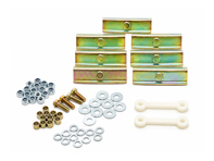 Montageset voor onderste rubberen volant standaard. Porsche 911 - 91150305500, 91150302300, 91150334900, 90015100603, 90091004709