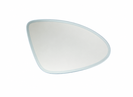 Door mirror glass (Convex), Dimmable, Right for LHD. Porsche 958.2 Cayenne 2015-18 - 95873105603, 7P5858056C - ZJ-7148-R