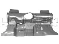 Section de la zone de la pédale avant sans supports. Porsche 911 - P218A, 91150280000 Section de la zone de la pédale avant sans supports. Porsche 911 - P218A, 91150280000