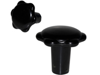Knob for heater control, Black. Porsche 356 A / 356 B - 69542479100 - 695 424 791 00