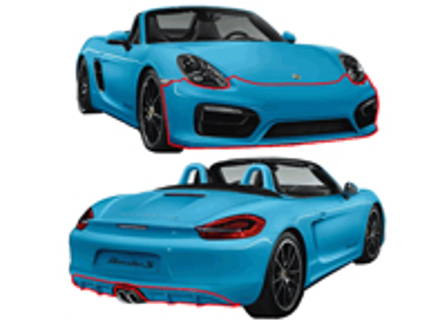Pacchetto Sport Design. Porsche 981 Boxster / 981 Boxster S - 98104480078, 98104480079, 98104480080, 98104480081, 98104480082, 98104480083