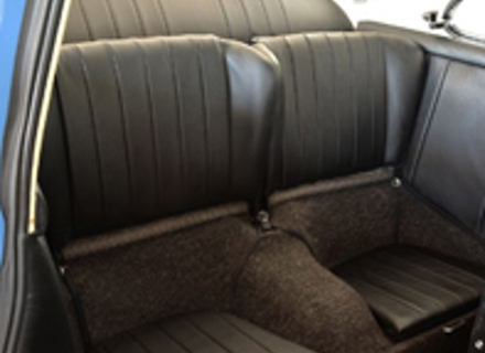 Rear seat restoration kit (2 seats). Porsche 356 1959-65 - 644521BK Rear seat restoration kit (2 seats). Porsche 356 1959-65 - 644521BK