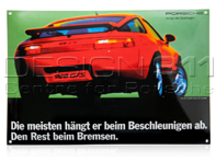 Enamel Plate Porsche Classic 928 GTS - PCG00092810 Enamel Plate Porsche Classic 928 GTS - PCG00092810