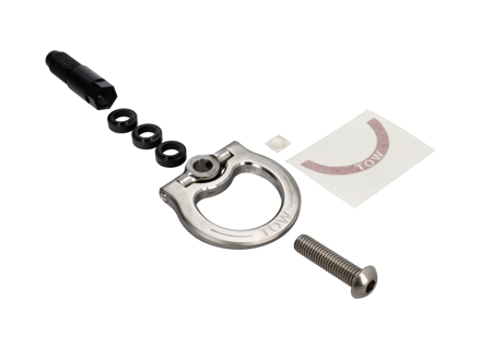 Rennline Klappbarer Abschlepphaken. Porsche 911/964/993/996/997/Boxster/Cayman/944T/968 - E13.08, E1308