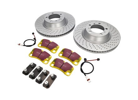 REAR Brake Disc Package Sport EBC Brake Pads Porsche 997 TURBO - 99735240502ABS, 99735240602ABS, 99735240502, 99735240602, DP41930R, 99735208602, 99761275402, 99735240501, 99735240601, 99735240503, 99735240603, 18320, 18321, 99735294904, 99735294901, 99735294905, 99735294910, 99735208601, 99735208600, 99704460298, 99761275400, 1697301700