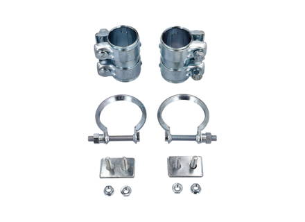 Kit di montaggio per scarico posteriore Porsche 986 Boxster - 99611111001, 99611120900, 99611331101, 90038000501 - 94.210KIT, 94210KIT