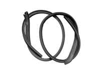 Coppia di guarnizioni raschiapolvere per finestrino esterno della portiera. Porsche 928 1978-95 - 92853732104, 92853732204, 92853732103, 92853732203 - PTSDA