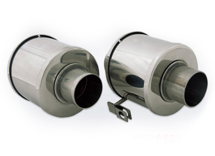 Heizklappenkästen, Edelstahl - Paar. Porsche 356B / 356C - 64421102505, 64421102605 - 9230002 Heizklappenkästen, Edelstahl - Paar. Porsche 356B / 356C - 64421102505, 64421102605 - 9230002