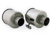 Cajas de compuertas de calefacción, acero inoxidable - Pareja. Porsche 356B / 356C - 64421102505, 64421102605 - 9230002 Cajas de compuertas de calefacción, acero inoxidable - Pareja. Porsche 356B / 356C - 64421102505, 64421102605 - 9230002