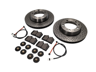 REAR Brake Pads and Brake Disc Package for Porsche 993 Turbo REAR Brake Pads and Brake Disc Package for Porsche 993 Turbo