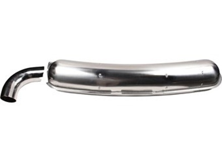 Pot d'échappement / pot arrière silencieux. Avec homologation TÜV/CEE Porsche 911 1975-89 - 1620606500, 92.502SL, 92501SL, 93011102200SL, 93011104300SL, 93011102200, 93011102203, 93011104300 - 1620606500