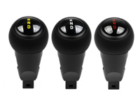 Gear selector PDK in Black Leather - GT3 / GT3 RS STYLE. Porsche 992 / 992 turbo - 992798251