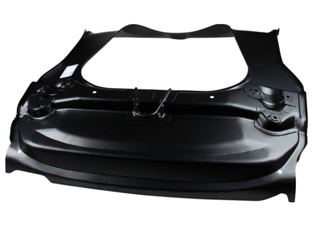 Vloerdeel voor met ophangbeugels en trekhaak. Porsche 911 01/1963-07/1973 - 1683101700, 90150158021, 90150158020, 91150158001, 91150195500, 91150195500GRV - 1683101700