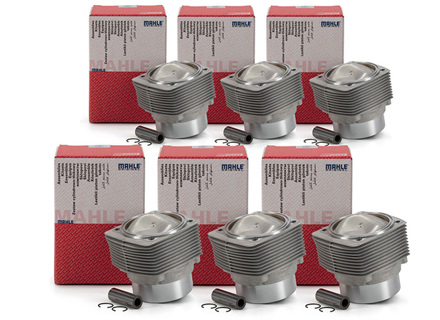 Pistone motore e cilindro, SET DI 6. Porsche 911 3.0L 1981 >> 204 CV - 93010398306, 5038192, 93010398303 Pistone motore e cilindro, SET DI 6. Porsche 911 3.0L 1981 >> 204 CV - 93010398306, 5038192, 93010398303