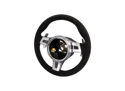 SportDesign-stuur in Alcantara zwart. Porsche 991 (911) / 981 Boxster / 981 Cayman - 99104440009, 991044400011, 99104440010 SportDesign-stuur in Alcantara zwart. Porsche 991 (911) / 981 Boxster / 981 Cayman - 99104440009, 991044400011, 99104440010