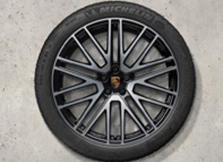 21' Macan 911 Turbo Design lichtmetalen velgen & zomerbanden origineel Porsche - 95B044668J 21' Macan 911 Turbo Design lichtmetalen velgen & zomerbanden origineel Porsche - 95B044668J