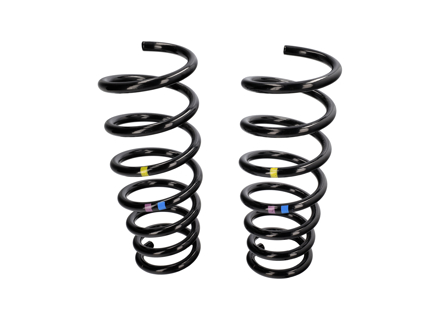 Vordere Schraubenfedern (Paar) – rote/blaue Markierungen – für Porsche 981 Boxster/Cayman/Spyder 2012-2016 - 98134398001504, 98134398006504