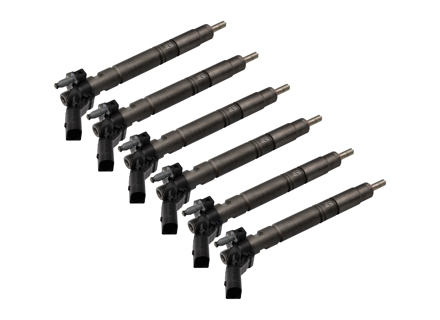 Hochdruckeinspritzventil 6er SET. Porsche 958 Cayenne Diesel 3.0L 2012>> - 95811012811, 95811012810, 0870218, 0445117021