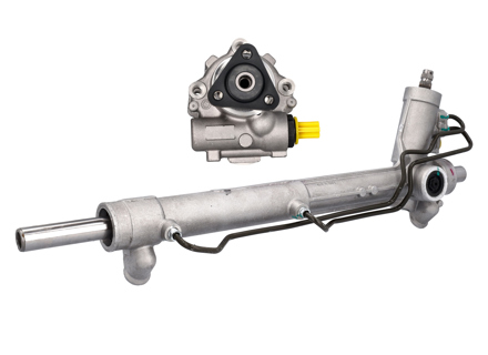 Lenkgetriebe und Servopumpe. Porsche 986 Boxster / 996 Carrera LHD (Linkslenker) - 411091500322, 99631405002, 99631405003, 99631402004, 99631402005, 99731402000, 99634701111, 99634701110, 99634701107, 99634701104, 99634701105, 99634701106
