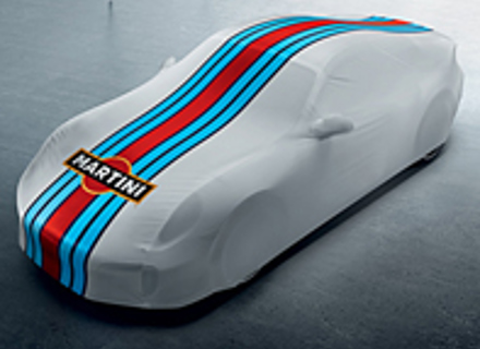 MARTINI RACING Telo copriauto da interno. Porsche 991 C2 / C4 Con Coppa Aerokit - 99104400031