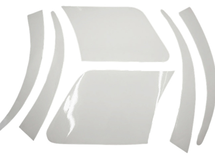 Ensemble transparent de protection contre les éclats de pierre. Porsche 944 Film de protection de peinture - 94455932100, 94455932200, 94455932300, 94455932400, 94455932500, 94455932600, 944559321003YK, 944559322003YK, 944559323003YK, 944559324003YK, 944559325003YK, 944559326003YK