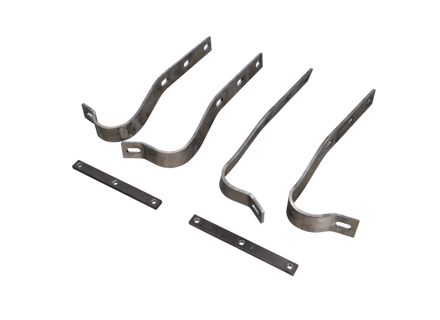 Jeu de supports de pare-chocs arrière. Porsche 356/356A - 644.505.231.00, 64450523100 - JG.231.00