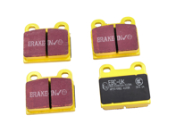 EBC GEEL Remblokken 'Fast Road' Achter. Porsche 911 / 912 / 914 - 91135293901, 91135293902, 91135295004, 91135295006, 91135295007 - DP4105R