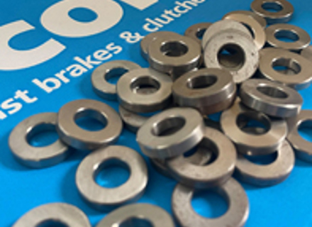 Rear caliper mounting spacer. Porsche 996 GT3 and 997 GT3 - SSC3430X873 Rear caliper mounting spacer. Porsche 996 GT3 and 997 GT3 - SSC3430X873