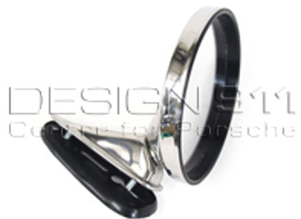 Espejo de puerta redondo convexo. Porsche 911 70-73 - 91173111600