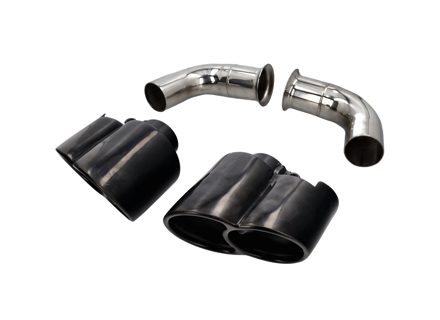 Terminali di Scarico 4 Tubi 'MID-NIGHT BLACK EDITION' DesignTek. Porsche 996 C2/C4 - 99611105402, 99611105404, 99611105403, 99611125158, 99611125159, 99611125160, 99611105302, 99611105304, 99611105303, 99611125258, 99611125259, 99611125260 Terminali di Scarico 4 Tubi 'MID-NIGHT BLACK EDITION' DesignTek. Porsche 996 C2/C4 - 99611105402, 99611105404, 99611105403, 99611125158, 99611125159, 99611125160, 99611105302, 99611105304, 99611105303, 99611125258, 99611125259, 99611125260