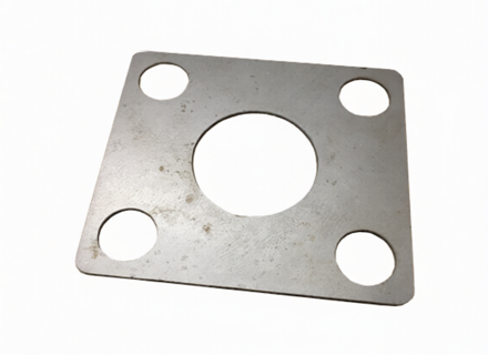 Einstellplatte Türscharnier. Porsche 356 - 64453132105, 64453132110, 64453132115, 35652201, 64453132100
