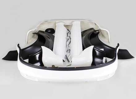 Zijdorpels 4 delig Porsche 965 Turbo / 964 widebody