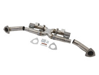 Exhaust Center Muffler Bypass X-Pipe. Porsche 991 (911) Carrera 2012>> - 99111133105, 99111133106, 99111133107, 99111133504, 99111133505, 99111133506, 99111133507, 99111133701, 99111133702, 99111133703