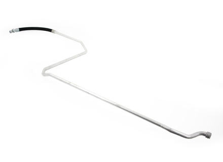 Il tubo dell'olio fornisce il radiatore anteriore al termostato. Porsche 993 1994-98 - 99320713304, 99320713303 Il tubo dell'olio fornisce il radiatore anteriore al termostato. Porsche 993 1994-98 - 99320713304, 99320713303