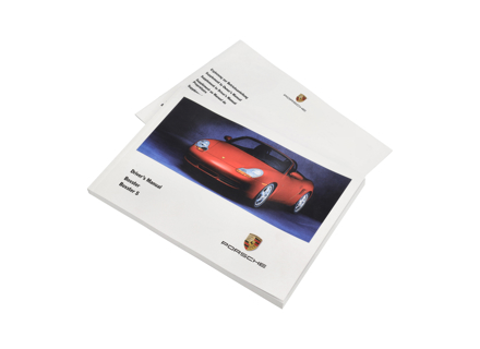 Manuale del conducente per Porsche 986 Boxster / Boxster S, MY 02, in inglese - WKD98602002