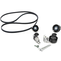 Kit rullo tenditore e cinghie per cinghia di trasmissione. Porsche Cayenne 3.6L / Panamera 3.0L - 94610211875, 94610211876, 7PP145279, 95814527901, 94810226175, 94810240375, 94810240323, 94810240321, 94810240300, 94810240322, 7PP903137A
