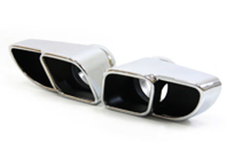 DesignTek Auspuff-Endrohre Twin Square Design, 70mm, POLIERT für Porsche 997 Turbo - 99711125101, 99711125102, 99711125201, 99711125202 DesignTek Auspuff-Endrohre Twin Square Design, 70mm, POLIERT für Porsche 997 Turbo - 99711125101, 99711125102, 99711125201, 99711125202