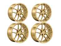 DD2 5-Bolt Wheel Set Satin Gold. Porsche 992.2 GTS - 992.25.22.F.SG, 992.26.04.R.SG