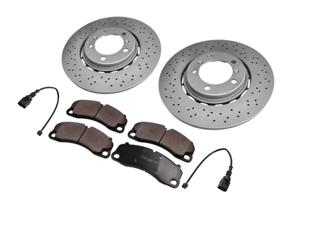 Juego de discos y pastillas de freno delanteros. Porsche 718 Boxster GTS 4.0ltr / 718 Cayman GTS 4.0ltr - 9P1615301, 9P1615301J, 9P1615302, 9P1615302J