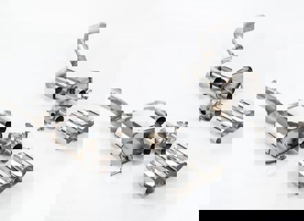 Milltek Sportuitlaat met klep en gepolijste GT-115 uitlaatsierstukken. Porsche Macan 95B MK2 GTS en Turbo. - 95B253601DY, 95B253600CY, 95B253612MY, 95B253611MY, 95B253600DY, 95B253601EY - SSXPO176