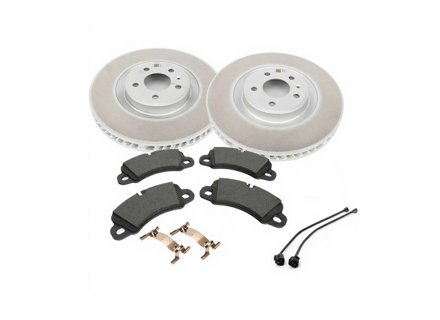 Front Brake disc rotors 350xmm & brake pads. Porsche 95B.2 / 95B.3 Macan / S 2019>> - 95B615301AB, 95B615302AB - PFL39525, PFR39526