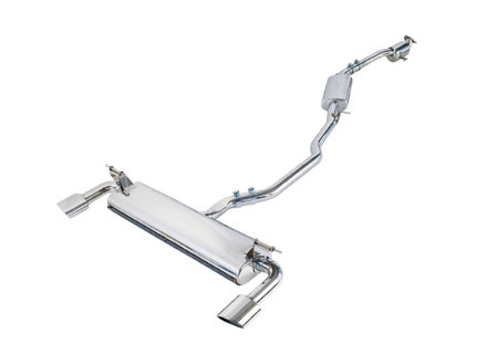 Exhaust Muffler / Silencer Rear box DesignTek for Porsche Cayenne 3.2L V6 - 3606005501, 69-PS108, 116124-04, 95511112130, 95511112131, 95511112132