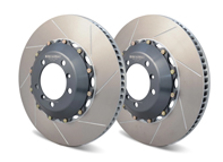 Bremsscheibe / Rotor geschlitzt 2-teilig VORNE 992 GT3 mit PCCB