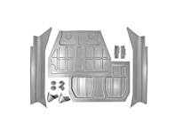 Floor pan and rocker panel kit. Porsche 356A / 356B T5 - 64450100205, 64450105003, 64450105004, 64450100206, 64450100207, 64450106900, 64450107000, 64450104900, 64450154005, 64450101700, 64450101800, 64450101706, 64450101806 - PP118A, PP119, PP120L, PP120R, PP121, PP122 Floor pan and rocker panel kit. Porsche 356A / 356B T5 - 64450100205, 64450105003, 64450105004, 64450100206, 64450100207, 64450106900, 64450107000, 64450104900, 64450154005, 64450101700, 64450101800, 64450101706, 64450101806 - PP118A, PP119, PP120L, PP120R, PP121, PP122