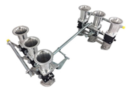 Jenvey 2-bouts 45 mm kleine boring individuele gasklephuiskit. Porsche 911 - WFR024, WFR029, WFR043, WFR060 - ABF2/65, RH01, RH01M, TP1, TP11 Jenvey 2-bouts 45 mm kleine boring individuele gasklephuiskit. Porsche 911 - WFR024, WFR029, WFR043, WFR060 - ABF2/65, RH01, RH01M, TP1, TP11