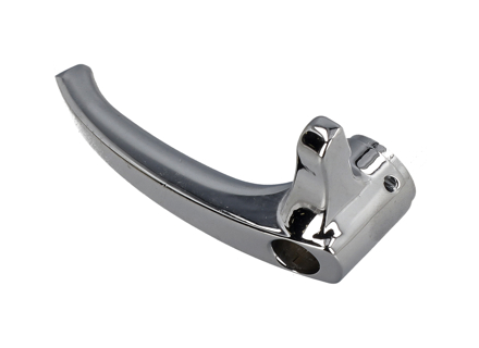 前 1/4 窗闩锁，镀铬。保时捷 356 - 64454255120, 64454255220