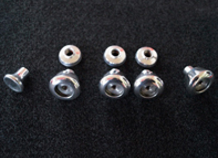 Boutons de commande en aluminium (jeu de 5) Porsche 911 1965-73 - 91161820030, 130 Boutons de commande en aluminium (jeu de 5) Porsche 911 1965-73 - 91161820030, 130