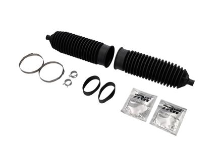 Steering rack gaiter kit for later rack. Porsche Boxster 986 / 996 - 99634701106, 99634701107, 99634701207, 99634701208, 996347194102, 99634719104 - JBE220